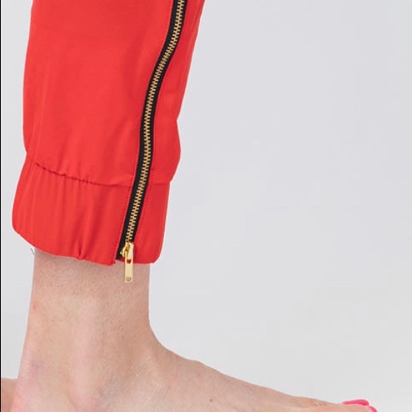 COPY - Red Everywhere Zipper Jogger - Picture 3 of 4
